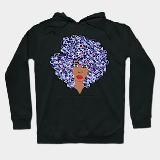 Natural Hair for Black Women Queen Curls 2 Hoodie